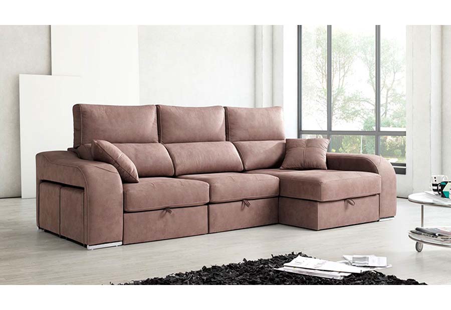 Sofa puff de 2 plazas Lion - Sofas de piel - Mueble Design