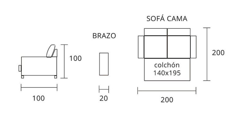 Sofa Modelo Alfil Cama Sofas Alicante