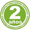 2 años de garantia