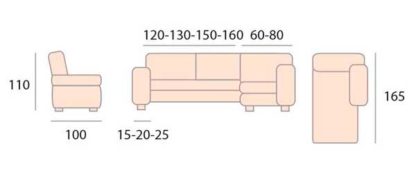 Sofa Modelo Levante Sofas Alicante