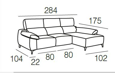 Sofá Modelo Lima Sofas Alicante