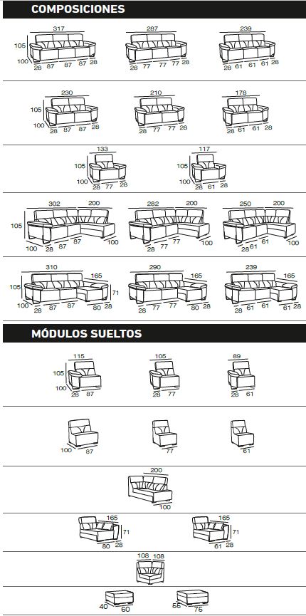 Sofa Modelo Rocio Sofas Alicante