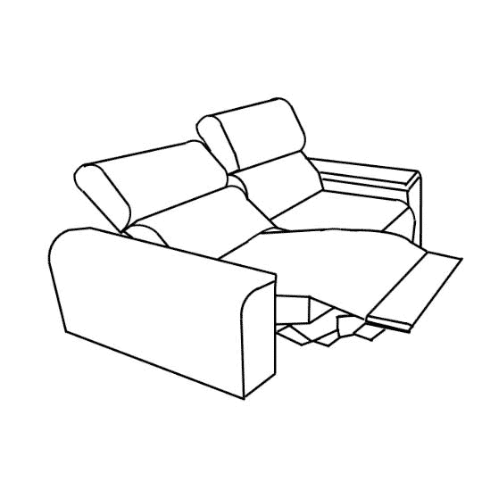sofa relax motorizado