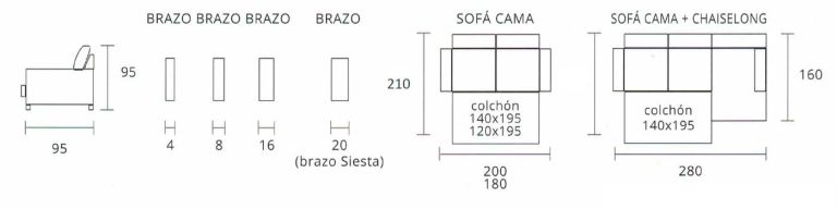 Sofá Modelo Ambar Sofás Alicante