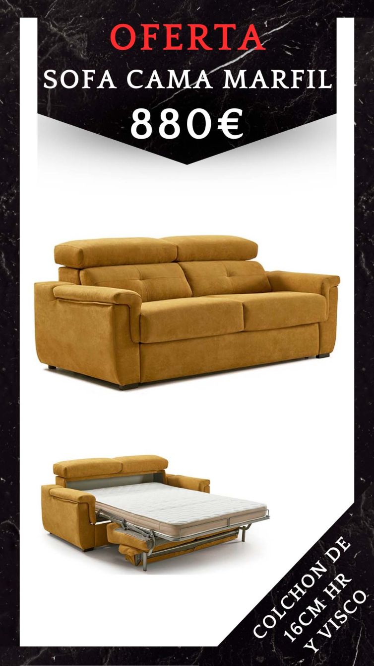 Promoción Sofá Cama Marfil (Oferta) [880€]