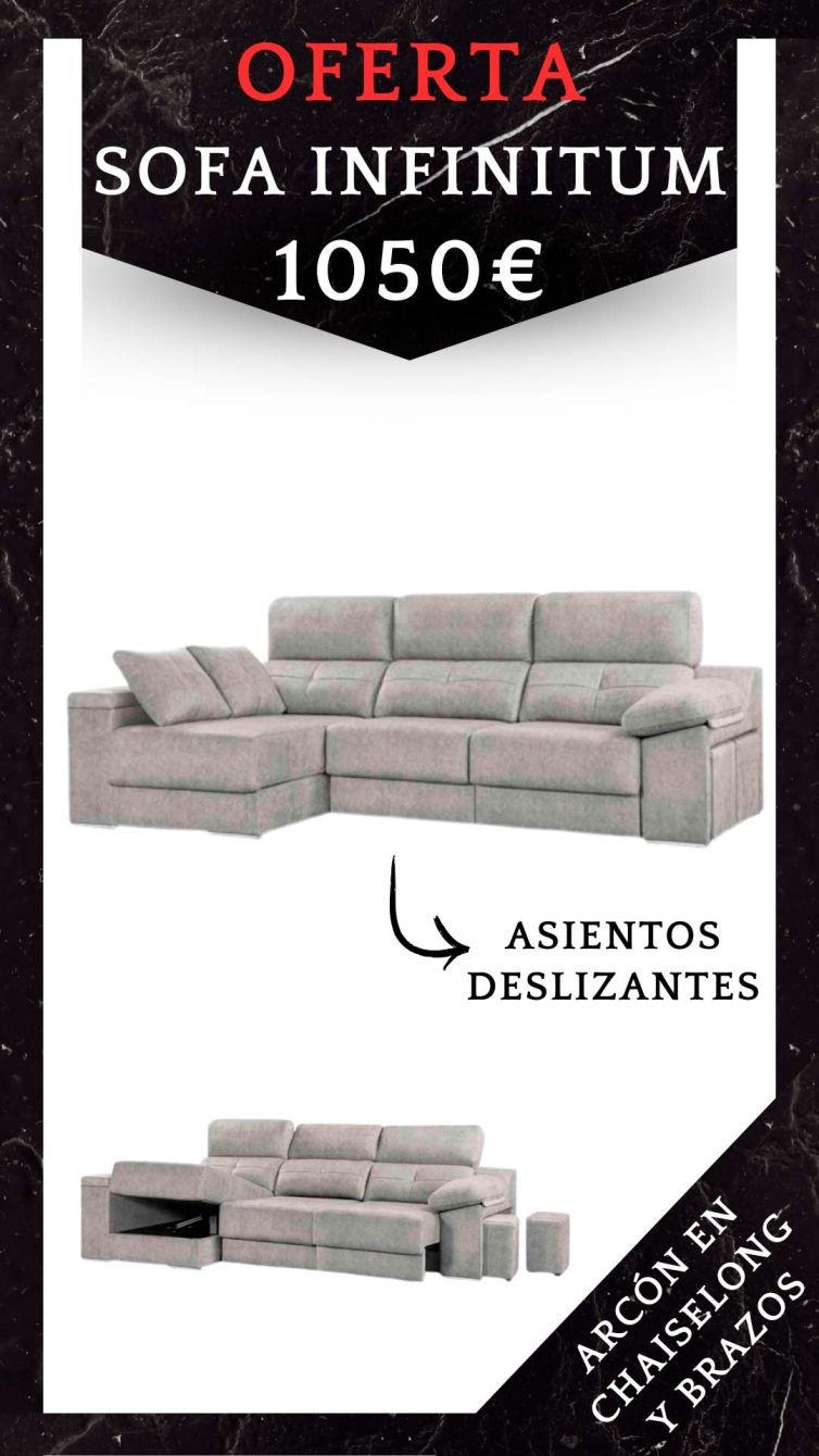 Promoción Sofá Infinitum (Oferta) [1050€]