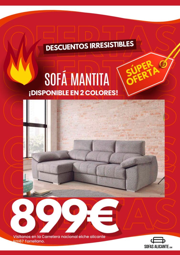 Grandes promociones en Sofás Alicante