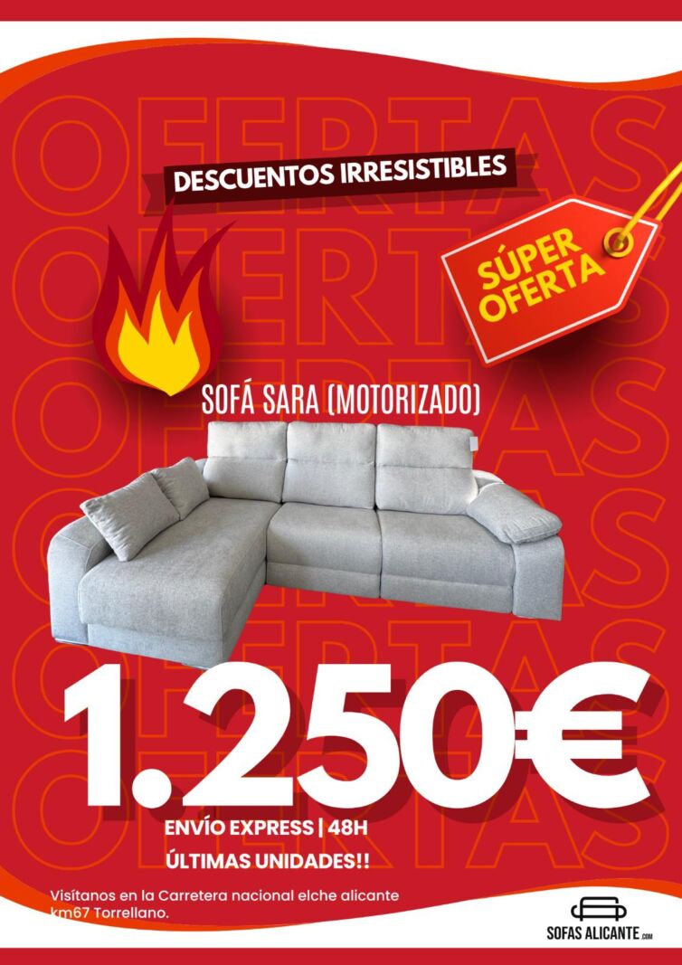 Grandes promociones en Sofás Alicante