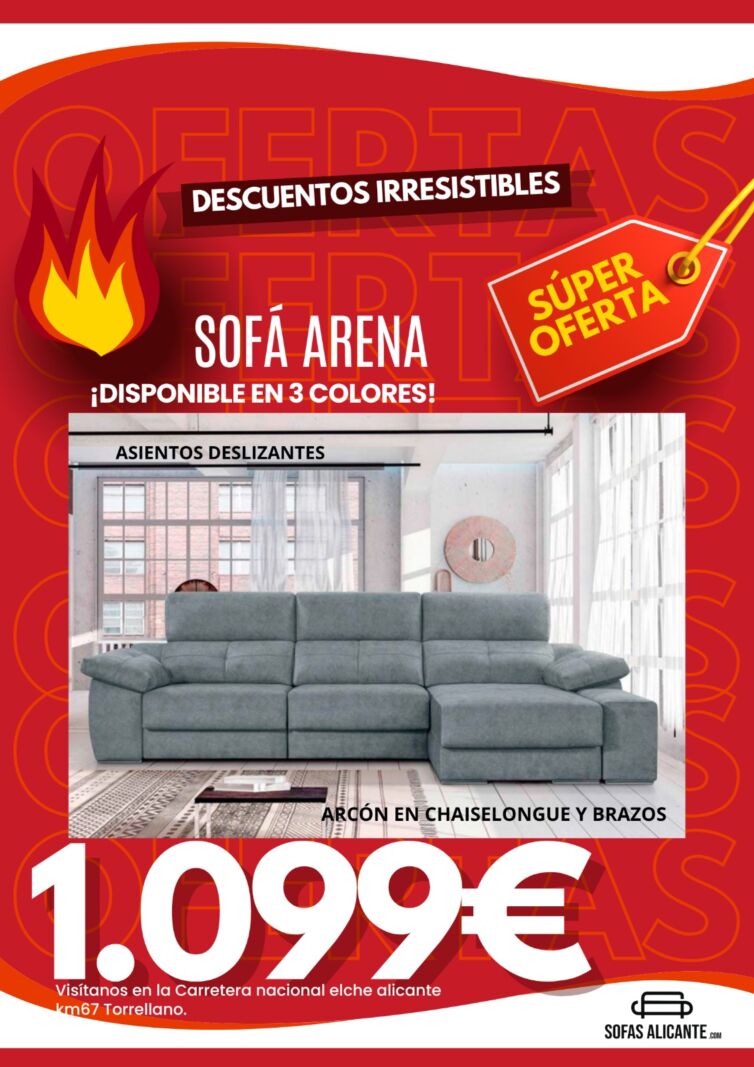 Grandes promociones en Sofás Alicante